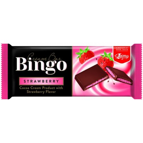Bingo jahodová čokoláda 90g