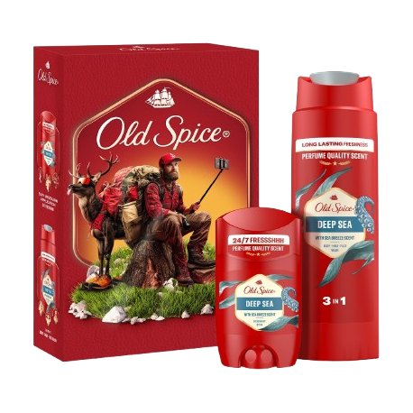 Old spice Deep sea darčeková kazeta sprch.gél 250ml+ stick 50ml