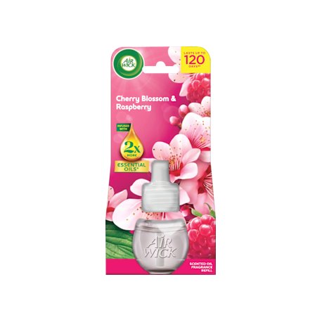 Air Wick  tekutá náplň do elektrického prístroja Cherry Blossom&Raspberry 19ml