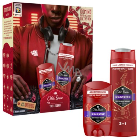 Old Spice kazeta RockStar  Shower gel +šampon 400ml +    Stick 50 ml