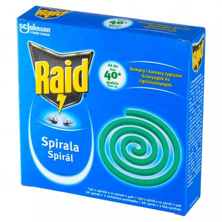Raid špirál 10 x 11,5 g